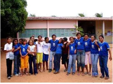 Figura 05: Alunos do 5º ano durante o intervalo 