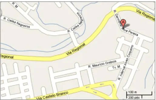 Figura 7 - Ruas de Salvador (BA). Fonte: http://maps.google.com.br/ 