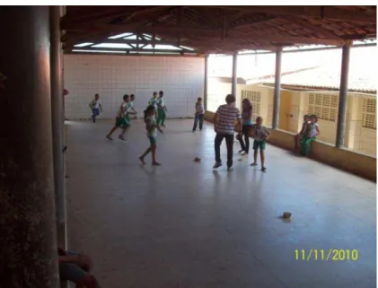 Foto 4  – Refeitório/quadra de esporte - EM Herly Parente, Igapó, Natal- Natal-RN 