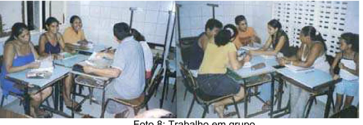 Foto 8: Trabalho em grupo 