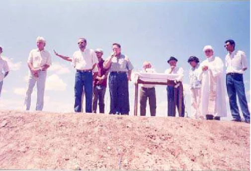Foto 02 - Missa de inauguração da barragem comunitária do Riacho, com  a presença de clérigos e representantes políticos da cidade de Caicó, no  ano de 2000