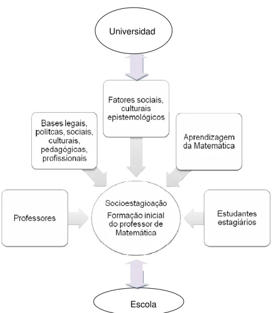 Figura 04: Representação da configuração do ECS no curso de Licenciatura em  Matemática no movimento Socioestagioação.