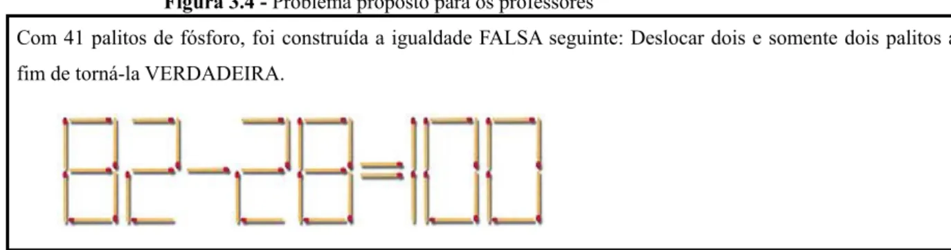 Figura 3.4 - Problema proposto para os professores 