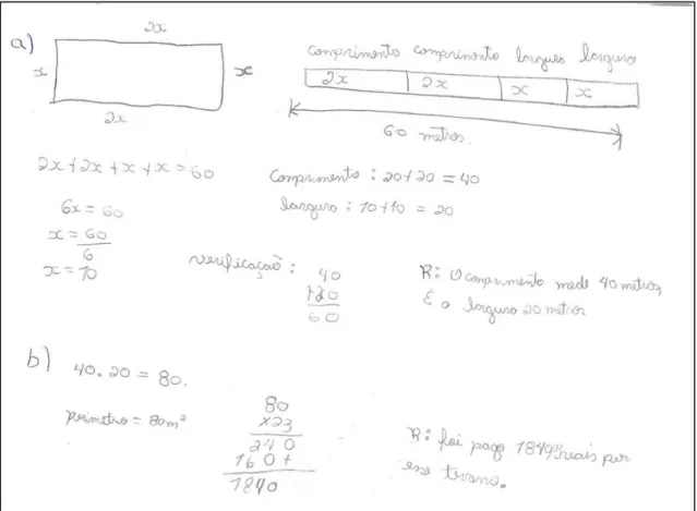 Figura 46 - Resposta  não satisfatória Exercício 3 avaliação diagnóstica.  