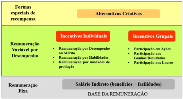 Figura 6 - Componentes de um sistema de remuneração estratégica. 