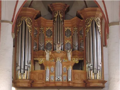Figura 1.6 – Órgão de St. Jacobi em Hamburgo construído por Arp Schnitger em 1693 