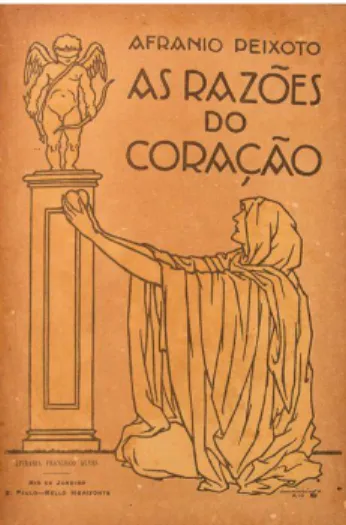 Figura 3 – Capa de A Esfinge (1911)             Figura 4 – Capa de As Razões do Coração (1925) 