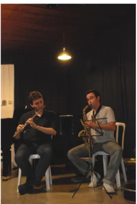 Fig. 9 – Roda Chorando na Sombra – flauta e saxofone 