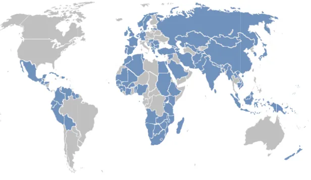 Figura 7 - Países com 