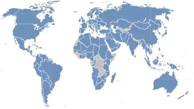 Figura 8 - Países com 