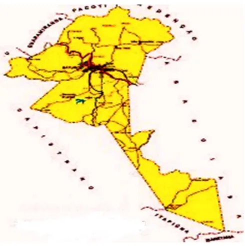 Figura 3-1 - Mapa de Baturité 