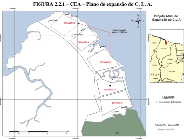 FIGURA 2.2.1 – CEA – Plano de expansão do C. L. A. 