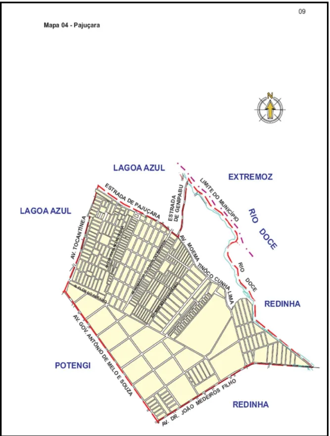 Figura 4 - Mapa do Bairro Pajuçara