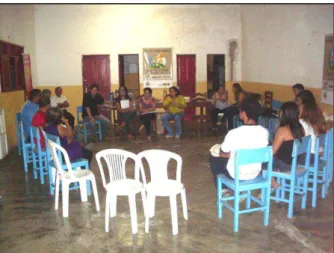 Figura  5:  Reunião  no  Conselho  Comunitário  de  Felipe Camarão – Agosto de 2010 – Fonte: Arquivo  pessoal