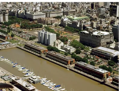 FIGURA 3.1  –  Vista parcial do complexo Porto Madero – Buenos Aires/Argentina. 
