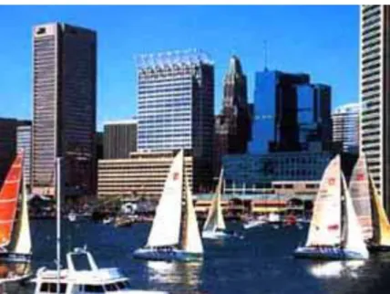 FIGURA 3.3 – Vista parcial do Inner Harbor – Baltimore/Estados Unidos. 