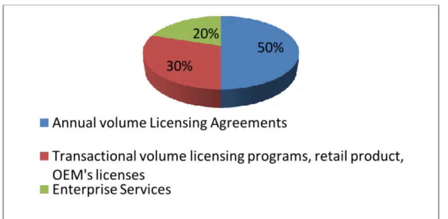 Figure 15: Server and Tools Division’s breakdown of Revenues 