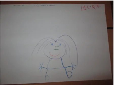 Figura nº 9. Figura humana desenhada por uma criança de 5 anos de idade 