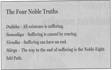 Figure 2: The Four Noble Truths (Source: Keown, Buddhist Ethics, 4)