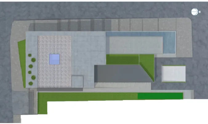 Figura 10: Implantação do Museu da Cidade no terreno. 