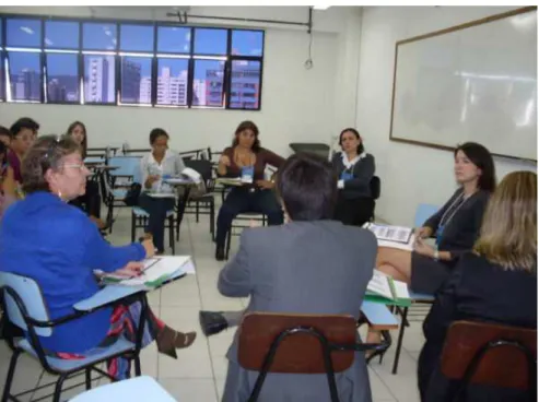 Foto 1. Grupo de Trabalho na Pré-Conferência de Santos 