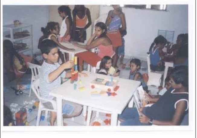 FIGURA 9 – Brinquedoteca da PCr – Capela Santa Clara – Vale Dourado (abr.2005) 