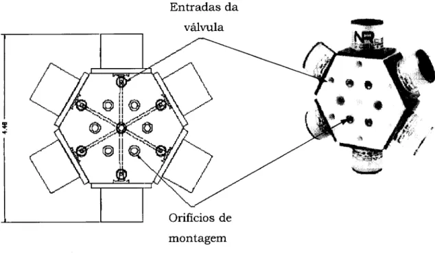 Figura 2.2: Aspecto exterior da válvula solenóide, e representação esquemática  do seu interior