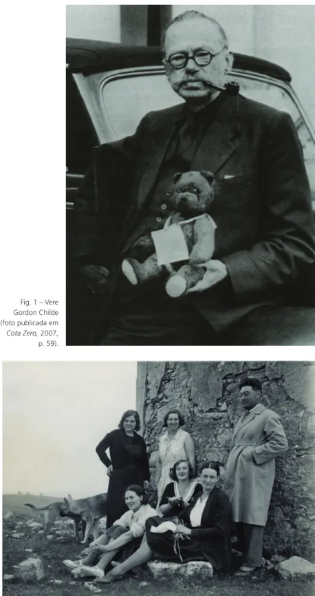 Fig. 1 – Vere  Gordon Childe  (foto publicada em  Cota Zero, 2007,  p. 59).