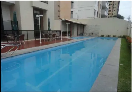 Figura 8 –Vista da piscina do Condomínio B  Fonte: Viva Real, 2018 