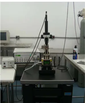 Figura 9. Fotografia do microscópio de força atômica  Nanoscope V Multimode, da Bruker,  utilizado para  medir a rugosidade superficial das amostras de resina