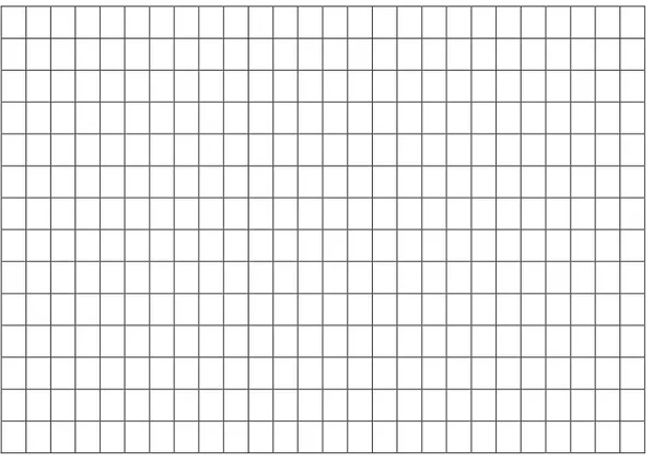 Tabela 4.2.2  – desenho na malha quadriculada da atividade 1 