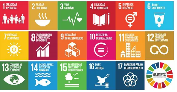 Figura 3 - Objetivos do Desenvolvimento Sustentável (ODS) 