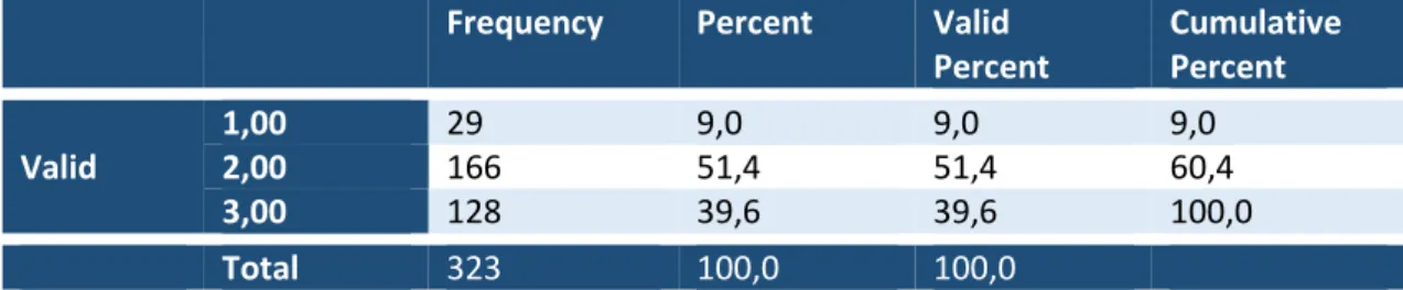 Figure 8 - Internet Usage Descriptive Statistics, source: survey data 