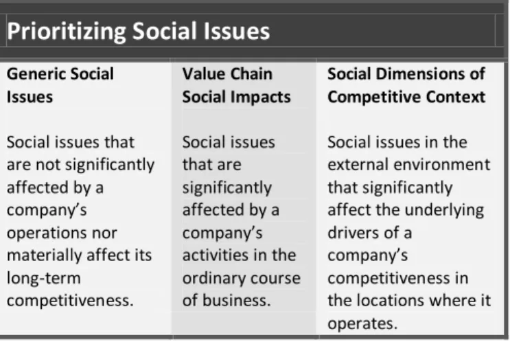 Figure 3 – Prioritizing Social Issues 