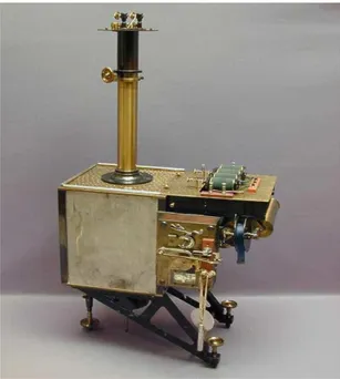 Figure 2.3 Benndorf’s Electrometer (http://physik.uibk.ac.at). 