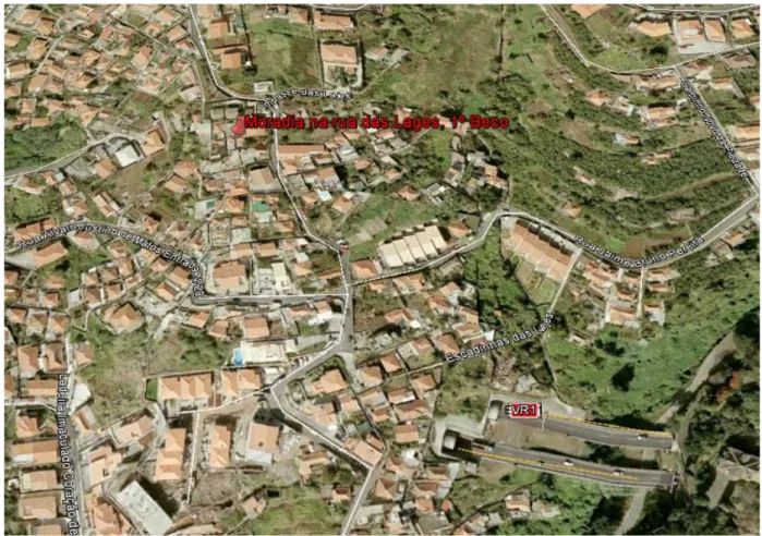 Figura 12: Localização da habitação em estudo (reproduzido de Google Earth) 