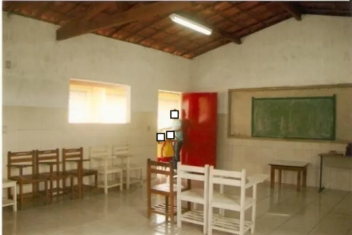Foto 1- Organização da sala no período de observação da professora A. 