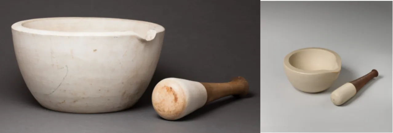 Fig. 21 - Wedgwood mortar and pestle. 