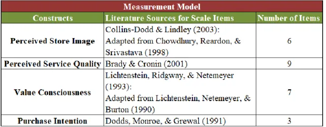 Table 2 – Main Survey: Measurement Model 