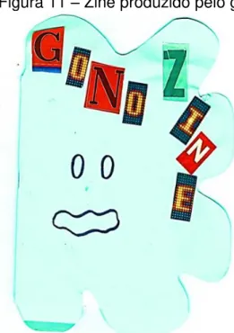 Figura 11  –  Zine produzido pelo grupo que abordou a temática gonorreia. 