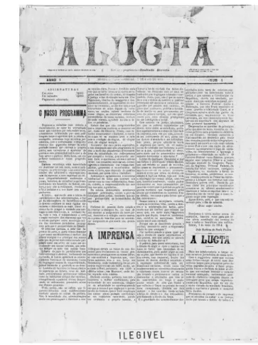 Figura 3 - Jornal O Rebate (1907-1919), de  Vicente Loyola