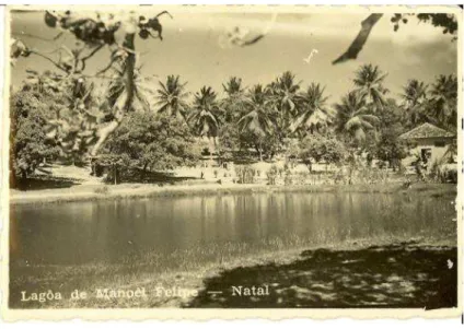 FOTO 06 – A Lagoa na década de 1930 ou 1940. Não foi possível identificar o autor e a  data precisa do cartão  postal
