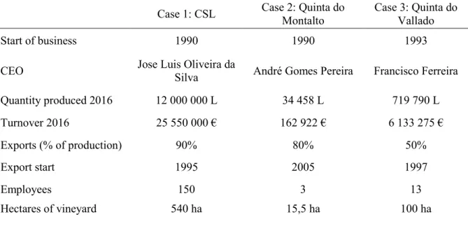 Table 3 Case descriptions 
