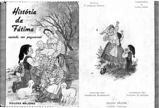 Figura 1: capa e contracapa de um livro de pano da Editorial Infantil Majora com ilustrações pintadas à mão por Laura Costa.
