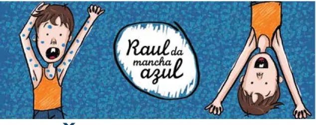 Figura 9: Identidade visual do jogo Raul da mancha azul