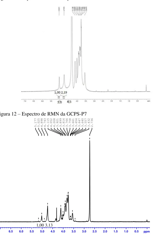 Figura 12 – Espectro de RMN da GCPS-P7 