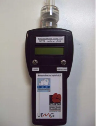 Figura 4. Manovacuômetro digital NEPEB-LabCare/UFMG 