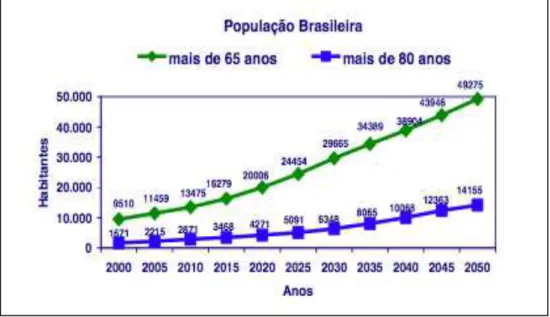 Gráfico 1 -  População Brasileira 