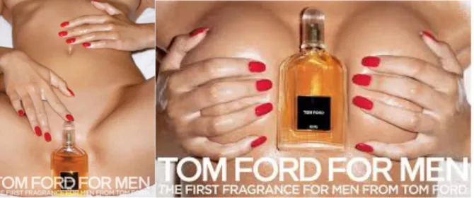 Figura 10: Exemplos de fotos de Richardson em campanhas publicitárias para marca Tom Ford (2007)