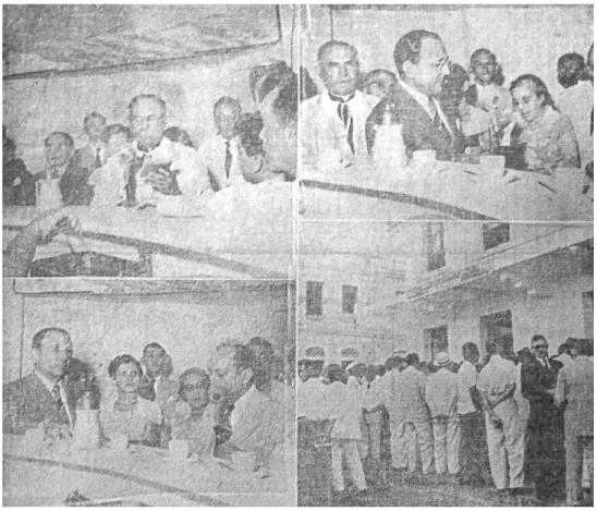 Figura 06 - Fotografias de inauguração do Posto de Degustação do Café São Luiz em 1953